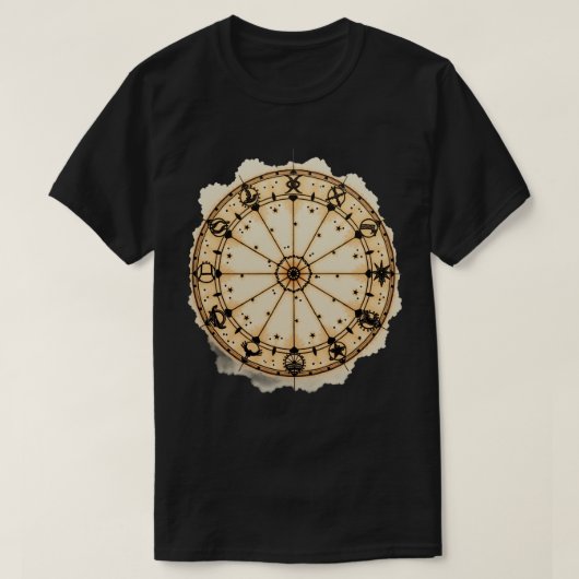 十二宮図 Tシャツ (デザイン正面)