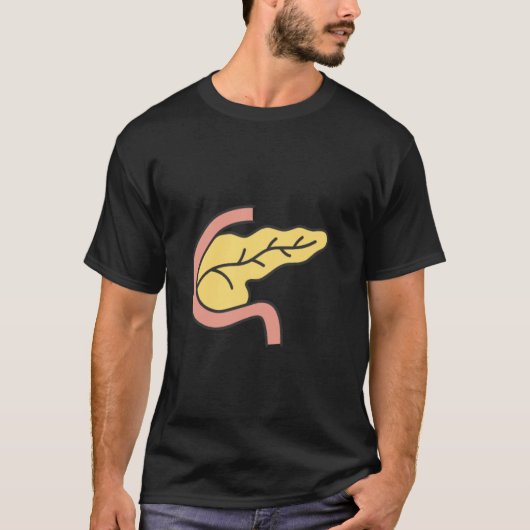 十二指腸 小腸 Tシャツ (正面)
