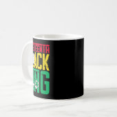 十二日は私の独立の日ブラックキングファテ コーヒーマグカップ (正面左)