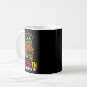 十二日は私の独立の日ブラックキングファテ コーヒーマグカップ (正面左)