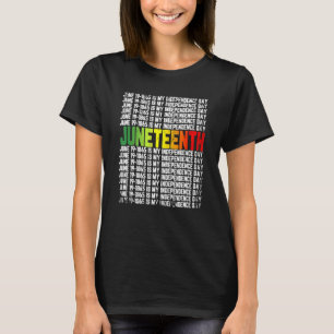 十二日は私の独立記念日だ Tシャツ