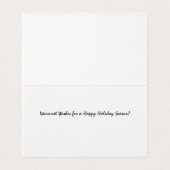 十二日目のクリスマスカードで木に火が付絵画いた (内部フラット)