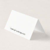 十二日目のクリスマスカードで木に火が付絵画いた (裏面)