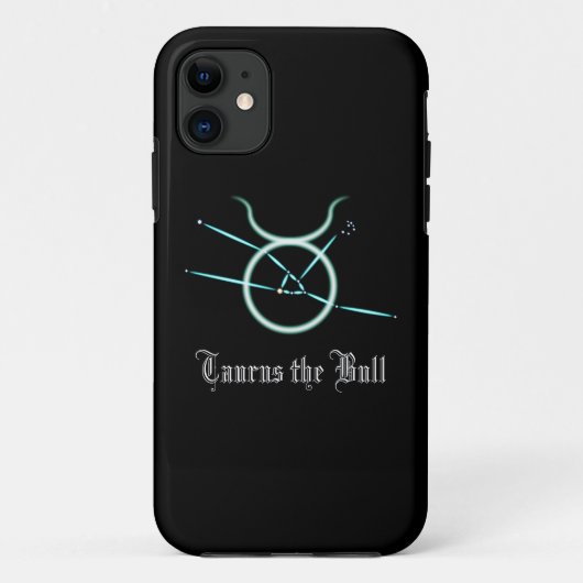 十二星座の牡牛座 ケース・メート iPhoneケース Case-Mate iPhoneケース (裏面)