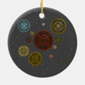 十二星座の装飾 セラミックオーナメント (裏面)