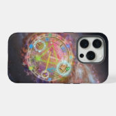 十二星座占星術チャート iPhoneケース (裏面横)