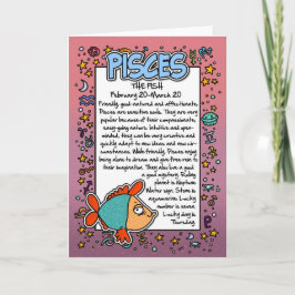 十二星座 - うお座の豆知識 カード
