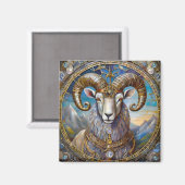 十二星座 - おひつじ座 マグネット (正面/裏面)