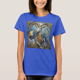 十二星座 - ヤギ座 Tシャツ