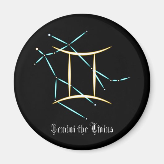 十二星座 双子座 マグネット (正面)