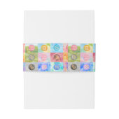 十二星座 誕生日 アート 招待状ベリーバンド (裏面例)