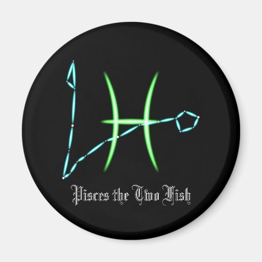十二星座 魚座 マグネット (正面)