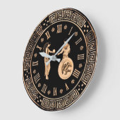 十二時 ラージ壁時計 (傾斜)