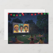 『十二月の映画の夜 – その問題の物語。』 ポストカード (正面/裏面)