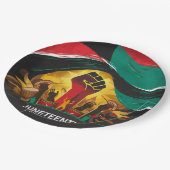 十二月の独立記念日 ペーパープレート (アングル)