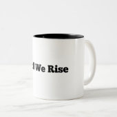 十二月頃に我々は立ち上がる ツートーンマグカップ (正面右)