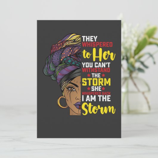 十二番目の私は嵐メラニンブラック女の子 招待状 (スタンド正面)