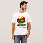 十二番目は黒いクリスチャンを我慢できない Tシャツ (正面フル)