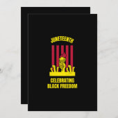 十二番目祝の黒い自由 サンキューカード (正面/裏面)