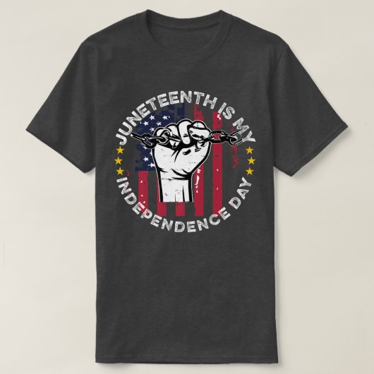 十二祖先黒アフリカ系アメリカ国旗P Tシャツ (デザイン正面)