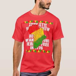 十二祖先黒アフリカ系アメリカ国旗P Tシャツ