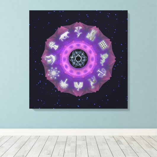 十二部族 キャンバスプリント (インサイチュ (ウッドフロア))