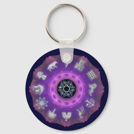 十二部族 キーホルダー (正面)