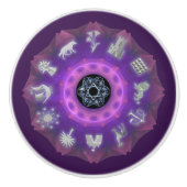 十二部族 セラミックノブ (正面)