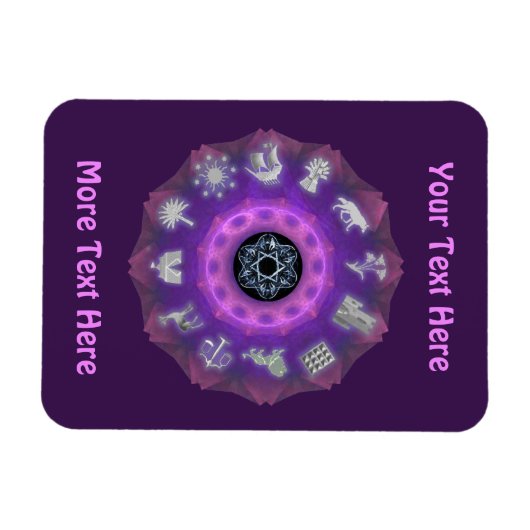 十二部族 マグネット (横)