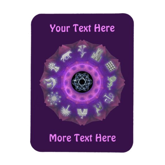 十二部族 マグネット (縦)