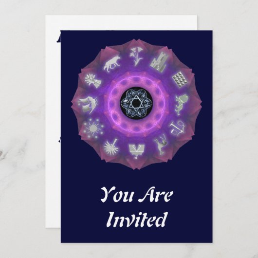 十二部族 招待状 (正面/裏面)