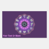 十二部族 長方形シール (正面)