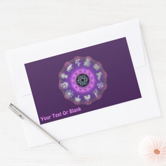 十二部族 長方形シール (封筒)