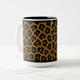 十五オズコーヒーマグ – "LEOPARD PRINT" ツートーンマグカップ