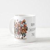 十人の貴族が躍るウィスキミカルなクリスマスの12日間 11oz マグカップ (正面左)