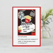 十代のブルービンゲ映画のおもしろい誕生日の夜 招待状 (スタンド正面)