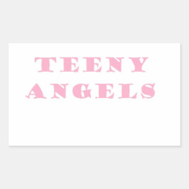 十代の天使 長方形シール