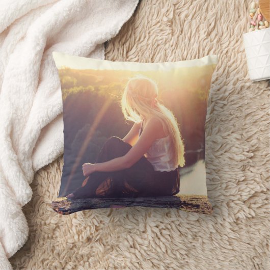 十代の女の子ボヘミアン枕 クッション (ブランケット)