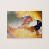 十代の女の子遊のバレーボール ジグソーパズル (横)