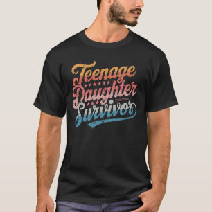 十代の娘の遺族10代の若者ママパパ親 Tシャツ