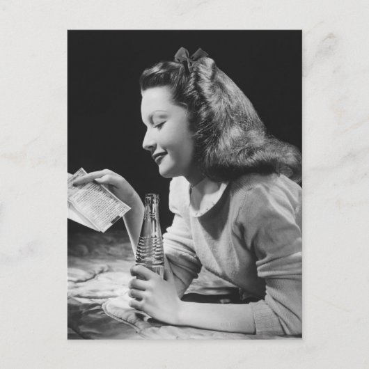 十代の少女 ポストカード (正面)