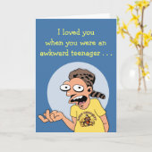 十代の恋人の記念日 カード (黄色い花)