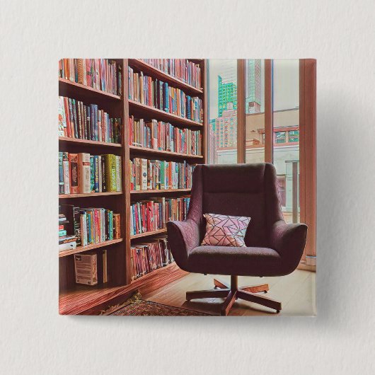 十代の本好きの方への贈り物 缶バッジ (正面)