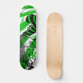 十代の突然変異体の津波Surfin スケートボード (正面)