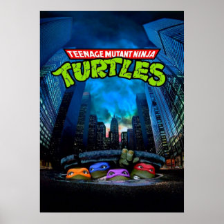 十代の突然変異忍者タイル映画 ポスター