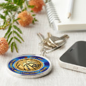 十代の若者たちの先輩のバスケットボールのための女の子のバスケットボールのギフト キーホルダー (側面)