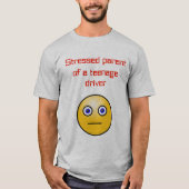 十代の運転者の重点を置かれた親 Tシャツ (正面)