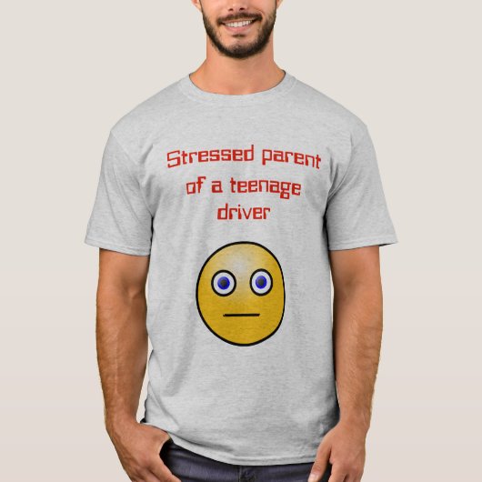 十代の運転者の重点を置かれた親 Tシャツ (正面)