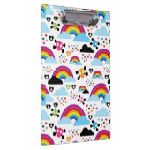 十代のemoの虹のスカルの背景 クリップボード (右)