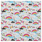 十代のemoの虹のスカルの背景 ファブリック (見本)